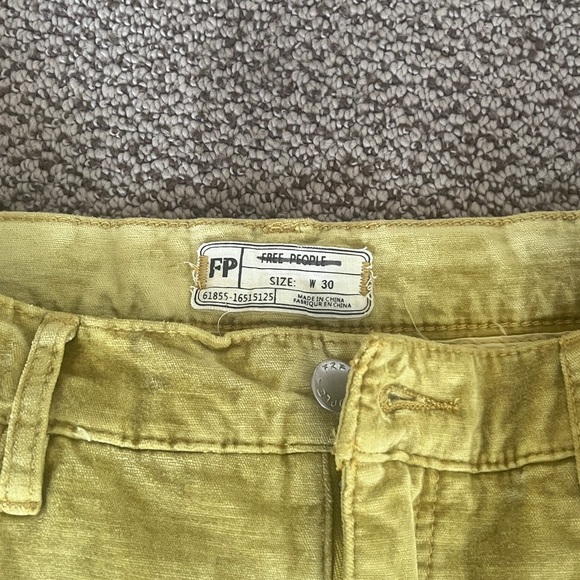 NEW free people crushed velvet pants - Picture 6 of 7